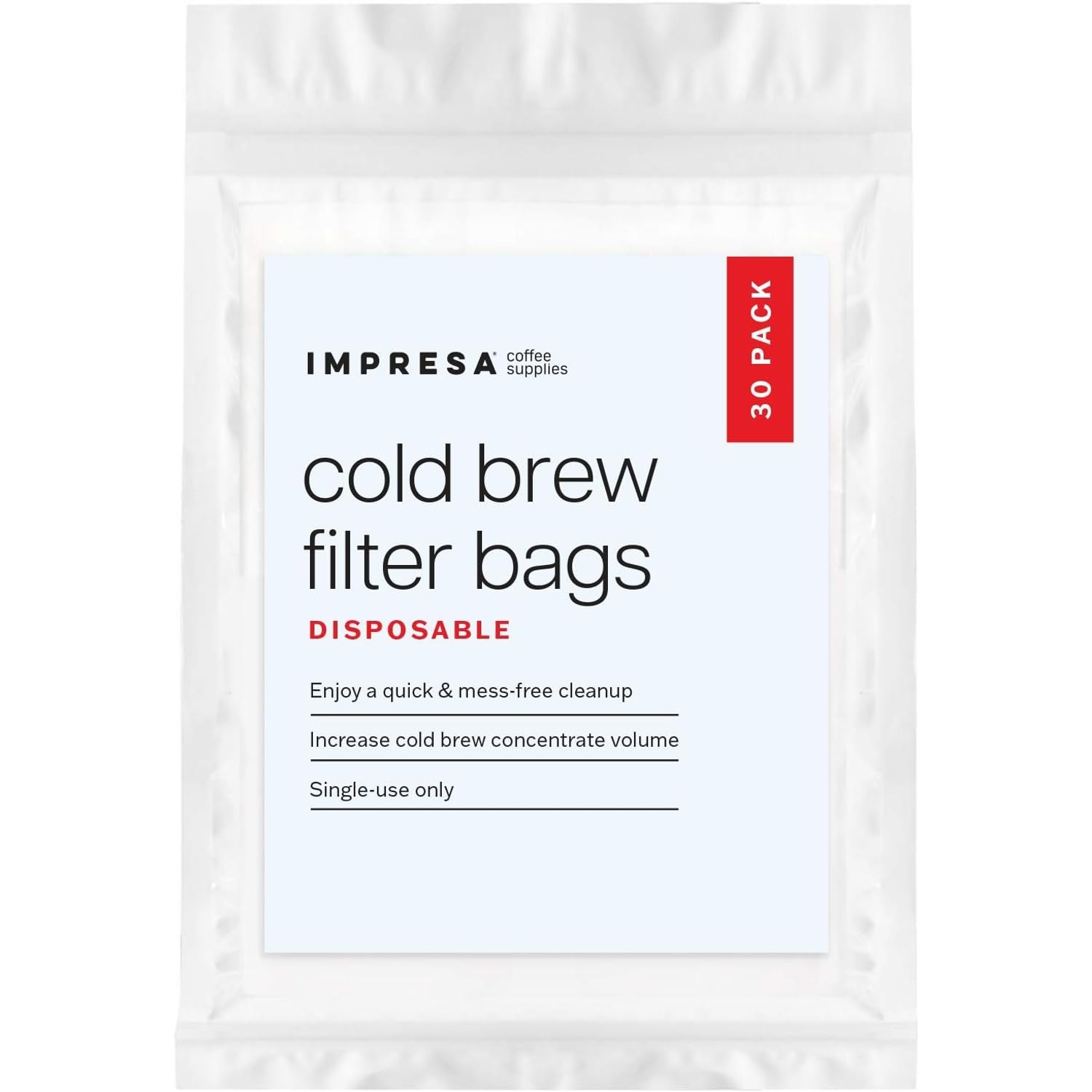 Amazon.com: IMPRESA Cold Brew Filter Bags - Disposable Bags for
